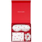 Silver Cloud Satin Gift Set Heart Print - Image 8