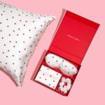 Silver Cloud Satin Gift Set Heart Print - Image 5