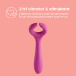 So Divine Duet 2-in-1 Couples Vibrator Toy - Image 2