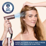 Shark Beauty FlexFusion Straight 5-In-1 Air Styler, Dryer & Ceramic Straightener with Storage Case Cosmic Blush - Image 5