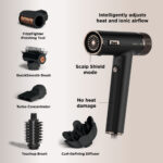 Shark Beauty SpeedStyle Pro 5-In-1 High-Velocity Hair Dryer Black - Image 3