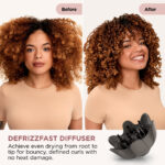 Shark SpeedStyle Pro Flex 4-In-1 High-Velocity Hair Dryer Mocha/Silver - Image 13