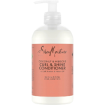 Shea Moisture Coconut & Hibiscus Curl & Shine Shampoo & Conditioner Twin 2 x 384ml - Image 3