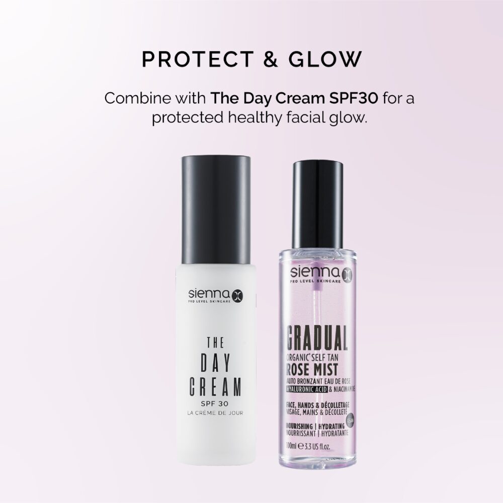 SIENX0010-7.jpg Sienna X Gradual Organic Self Tan Rose Mist 100ml - Image 1