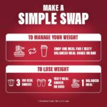 SlimFast Tasty Balanced Meal Powder Strawberry Tub 16 Servings 584g - Image 6