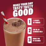 SlimFast Tasty Balanced Meal Powder Chocolate Tub 16 Servings 600g - Image 2
