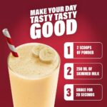 SlimFast Tasty Balanced Meal Powder Banana Tub 16 Servings 584g - Image 3
