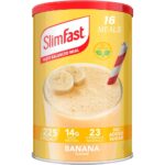 SlimFast Tasty Balanced Meal Powder Banana Tub 16 Servings 584g - Image 5