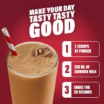 SlimFast Tasty Balanced Meal Powder Cafe Latte Tub 16 Servings 584g - Image 4