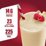 SlimFast Tasty Balanced Meal Powder Raspberry & White Chocolate Tub 16 Servings 584g - Image 4
