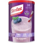 SlimFast Tasty Balanced Meal Powder Blueberry Tub 16 Servings 584g