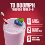 SlimFast Tasty Balanced Meal Powder Blueberry Tub 16 Servings 584g - Image 2