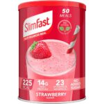 SlimFast Tasty Balanced Meal Powder Strawberry Tub 50 Servings 1825g - Image 6