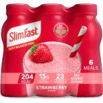 SlimFast Tasty Balanced Meal Strawberry Milkshake Multipack 6 x 325ml - Image 3