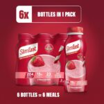SlimFast Tasty Balanced Meal Strawberry Milkshake Multipack 6 x 325ml - Image 4