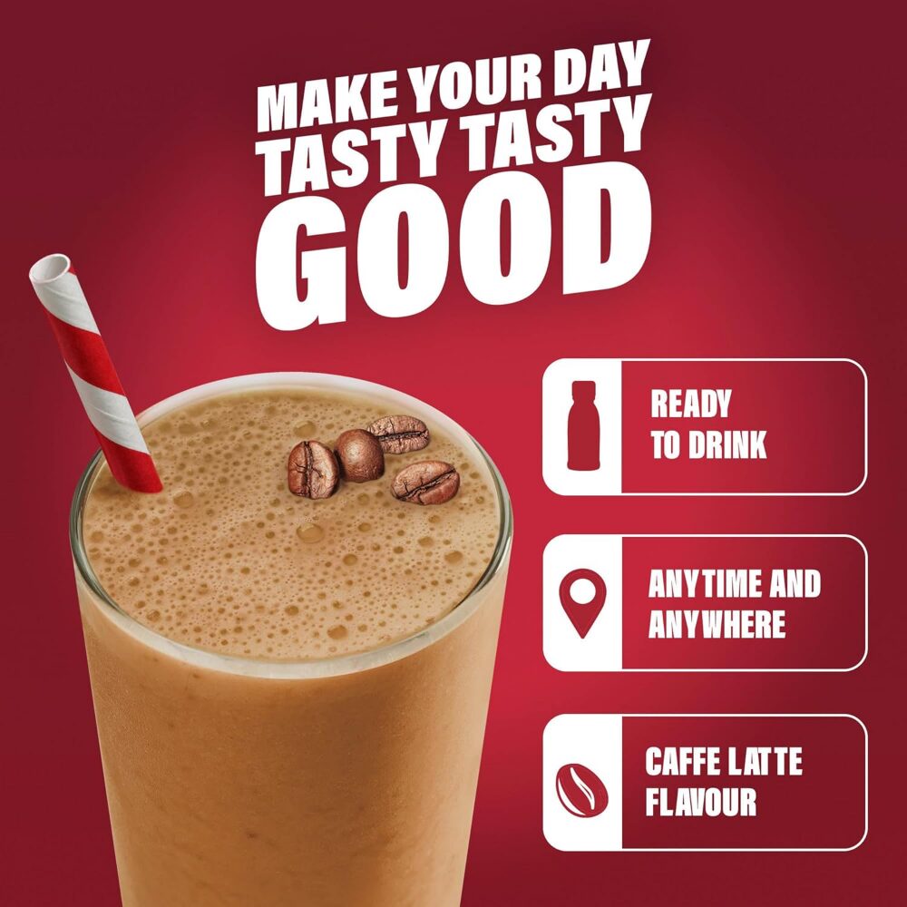 SLIM0011-1.jpg SlimFast Tasty Balanced Meal Café Latte Milkshake Multipack 6 x 325ml - Image 1