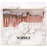 Spectrum Collections 12 Piece White Marbleous Makeup Brush Set - Image 4