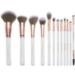 Spectrum Collections 12 Piece White Marbleous Makeup Brush Set - Image 2