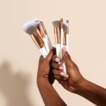 Spectrum Collections 12 Piece White Marbleous Makeup Brush Set - Image 3