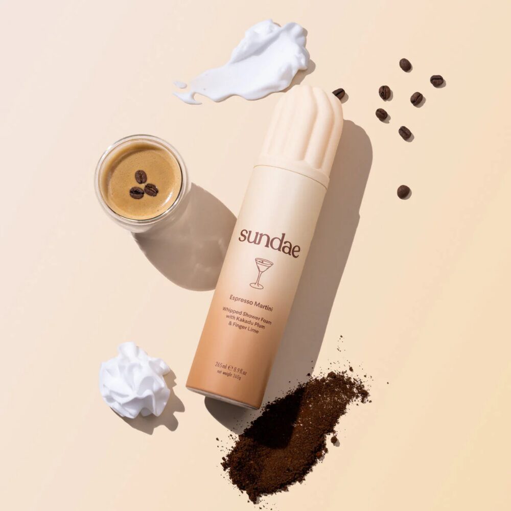 SUND0025-1.jpg Sundae Whipped Shower Foam Espresso Martini 265ml - Image 1