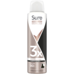 Sure Maximum Protection 96h Invisible Black & White Anti-Perspirant Deodorant Spray 150ml - Image 2