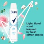 Sure Essential Protection 48h Cotton Dry Anti-Perspirant Deodorant Spray 200ml - Image 8