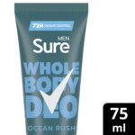 Sure Men Whole Body Deo 72h Ocean Rush Deodorant Cream 75ml