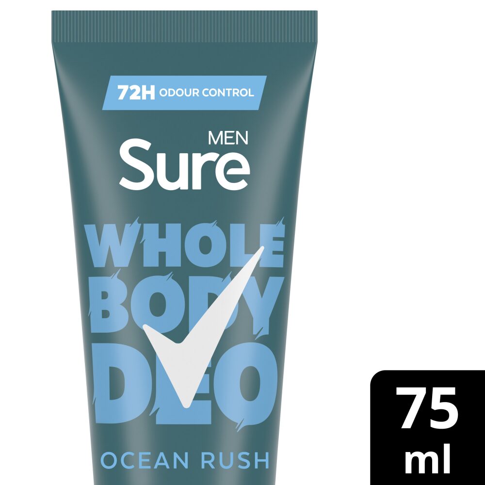SURE0047-1.jpg Sure Men Whole Body Deo 72h Ocean Rush Deodorant Cream 75ml - Image 1