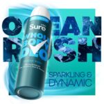 Sure Men Whole Body Deo 72h Ocean Rush Deodorant Body Spray 150ml - Image 4