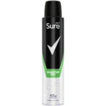Sure Men Essential Protection 48h Quantum Dry Anti-Perspirant Deodorant Spray 200ml - Image 2