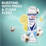 Sure Nonstop Protection 72h Cotton Dry Anti-Perspirant Deodorant Spray 75ml - Image 2