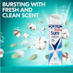 Sure Nonstop Protection 72h Cotton Dry Anti-Perspirant Deodorant Spray 75ml - Image 6