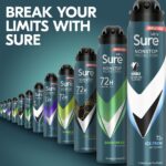 Sure Men Nonstop Protection 72h Invisible Ice Fresh Anti-Perspirant Deodorant Spray 75ml - Image 7