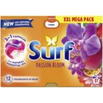 Surf Passion Bloom 3-In-1 Laundry Washing Detergent Capsules 51 Washes - Image 5