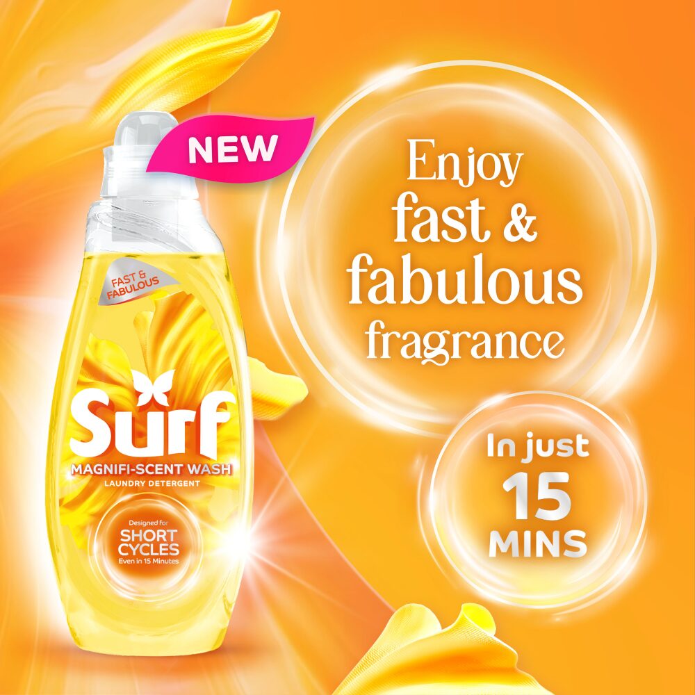 SURF0019-2.jpg Surf Sunshine Blossom Concentrated Liquid Laundry Washing Detergent 31 Washes 837ml - Image 1