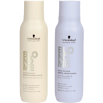 Schwarzkopf Professional BlondMe Bond Repair Brightening Shampoo 300ml & Purple Conditioner 250ml Twin - Image 2