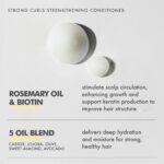 Umberto Giannini Strong Curls Rosemary Oil Strengthening Conditioner 250ml - Image 8