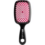 UNbrush Detangling Hair Brush Cherry Pink - Image 3
