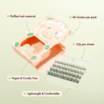 Unicorn Cosmetics For Fluff Sake Unbearlievable DIY Individual Lash Clusters Black - Image 3