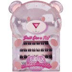 Unicorn Cosmetics Don't Give A Fluff Unbearlievable DIY Individual Lash Clusters Black - Image 2