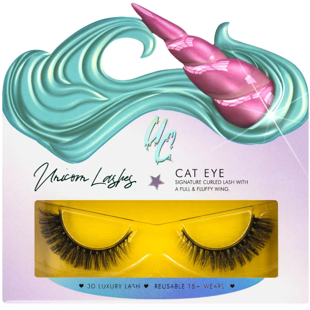 UNI0040.jpg Unicorn Cosmetics Russian Cat Eye Unicorn Strip Lashes Black - Image 1