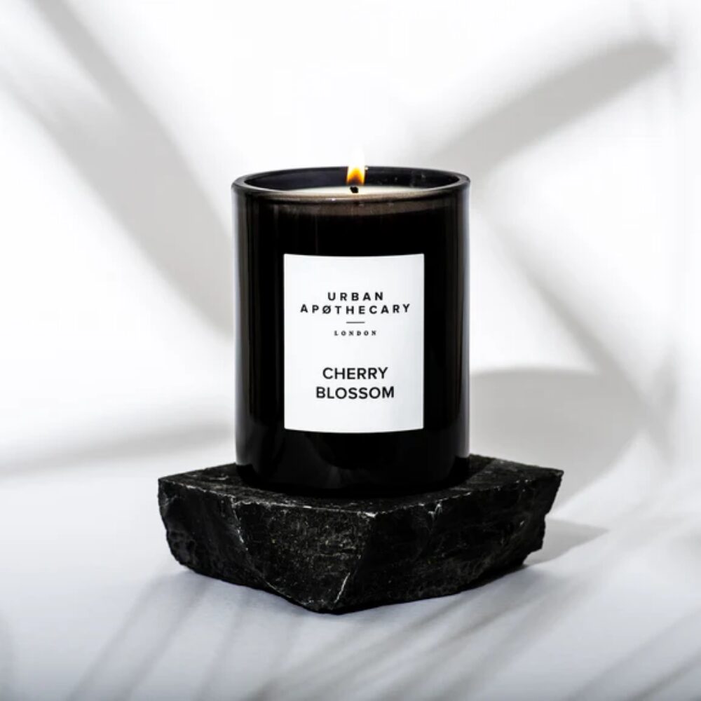 UPOC0004-2.jpg Urban Apothecary Cherry Blossom Signature Jar Candle 300g - Image 1