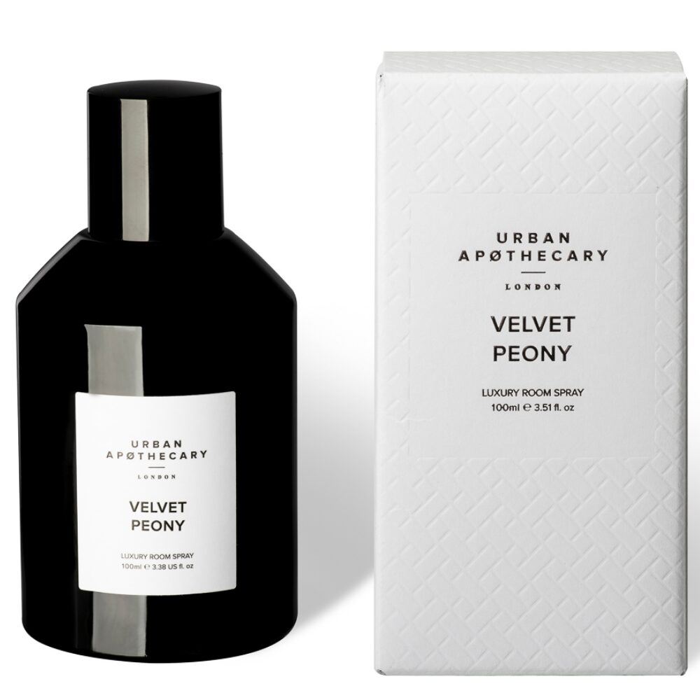 UPOC0013-1.jpg Urban Apothecary Velvet Peony Signature Room Spray 100ml - Image 1