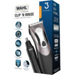 Wahl Clip N Rinse Plus Cord/Cordless Hair Clipper & Nose Trimmer Grooming Set - Image 4