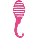 Wet Brush Shower Detangler Brush Glitter Pink - Image 5