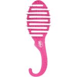 Wet Brush Shower Detangler Brush Glitter Pink