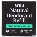 Wild Men's Cotton & Sea Salt Deodorant Refill 40g - Image 4