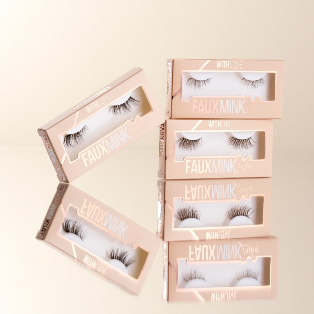 Withlovecosmetics_5f5a1ecc-4092-4090-ad46-887926f31af2.jpg With Love Cosmetics Faux Mink Half Strip Lash Fifty-Fifty Black - Image 1
