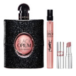 Yves Saint Laurent Black Opium Eau De Parfum & Lipstick Gift Set 90ml - Image 2