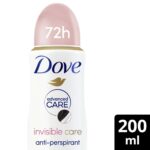 Dove Advanced Care 72h Invisible Care Water Lily & Rose Anti-Perspirant Deodorant Spray 200ml - Image 4
